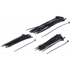 Cable Tie Assortment | black | 100 x 200 mm | 75 pcs.