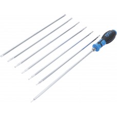 Screwdriver Set with interchangeable Blades | T-Star (for Torx) / T-Star tamperproof (for Torx) | 8 pcs.