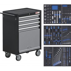 Workshop Trolley "Trainee" | 4 Drawers | with 151 Tools