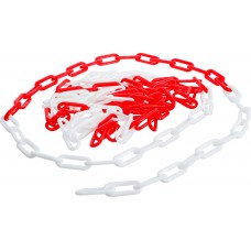 Barrier Chain | Red and White | Plastic | 5 m